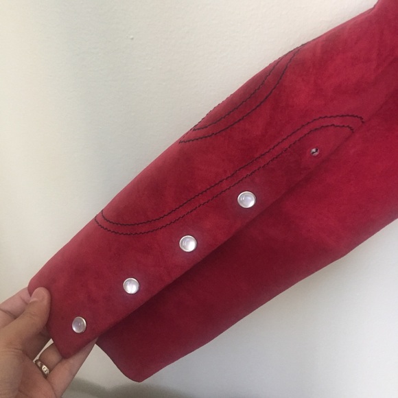 Western Style Suede Shacket - Picture 3 of 9